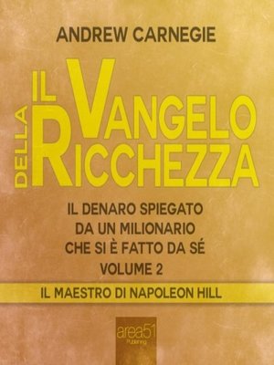 cover image of Il Vangelo della Ricchezza. Metodo guidato--Volume 2